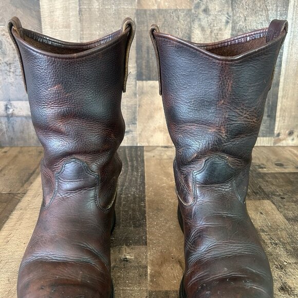 Red Wing 4470 Steel Toe Brown Pull On Work Boots Mens 9 E